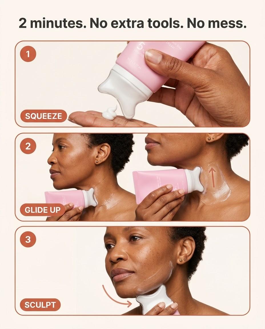 GAU SHA NECK WRINCKLE